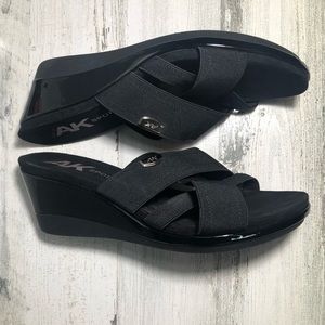 anne klein sport peggy wedge sandal